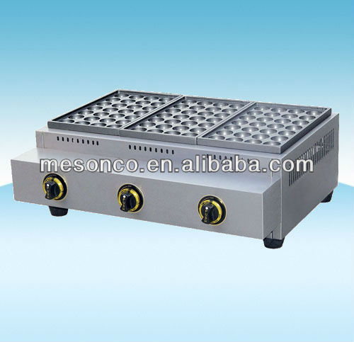 3-plate Stainless steel electric fish pellet grill for sale