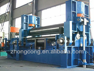 3-roller hydraulic plate rolling machine