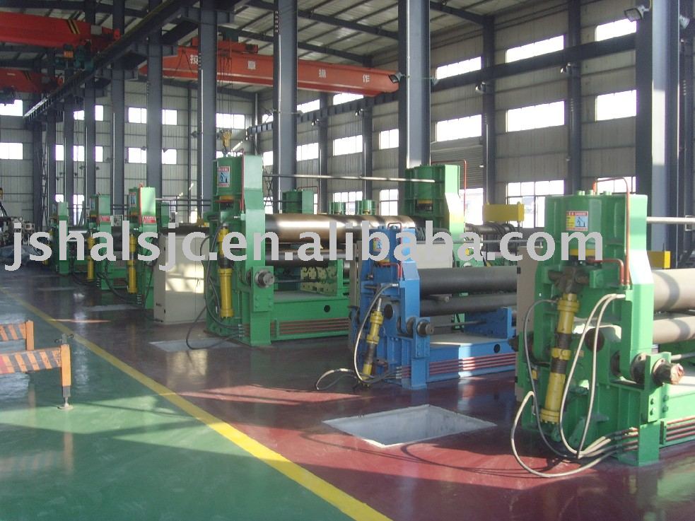 3 roller hydraulic plate rolling machine