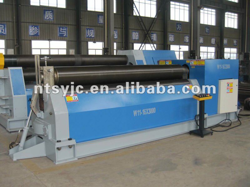 3 roller symmetric plate rolling machine