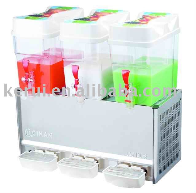 3 tanks cold juice dispenser,18L