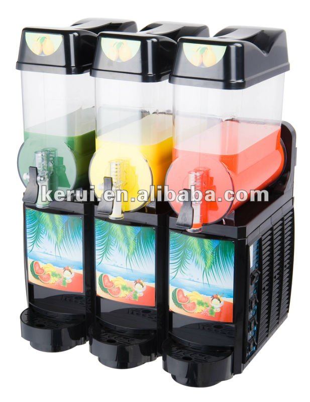 3 tanks slush maker 12 liters CE certificate