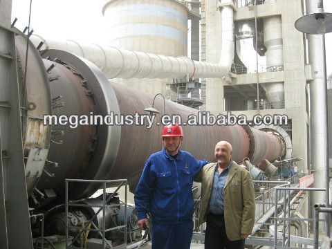 300 TPD Cement Industry Plant Rotary kiln