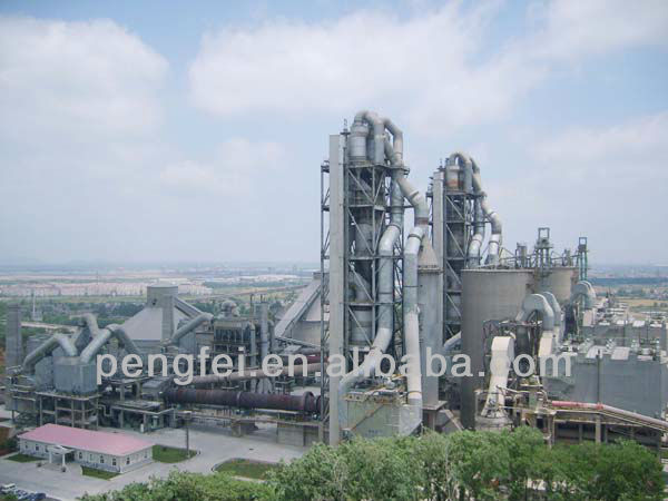 300t/d rotary kiln active lime production line/cement plant