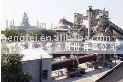 300tpd quick lime rotary kiln plant