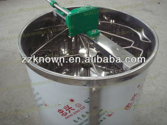 304 stainless steel 4 frame honey extractor by hand