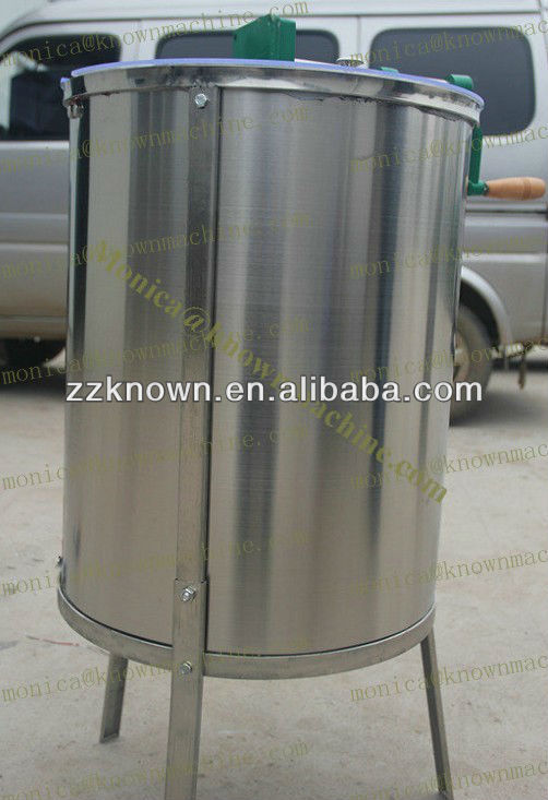304 stainless steel 4 Frame honey extractor by hand