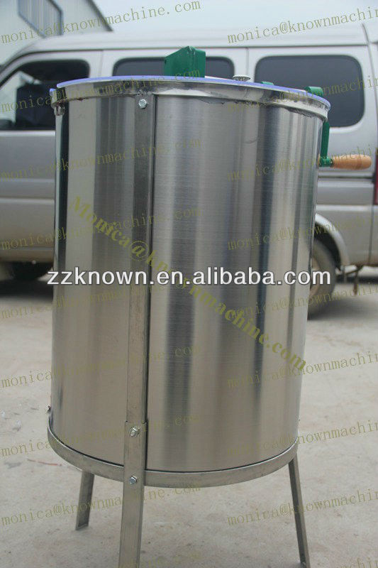 304 stainless steel 4 frames manual honey extractor