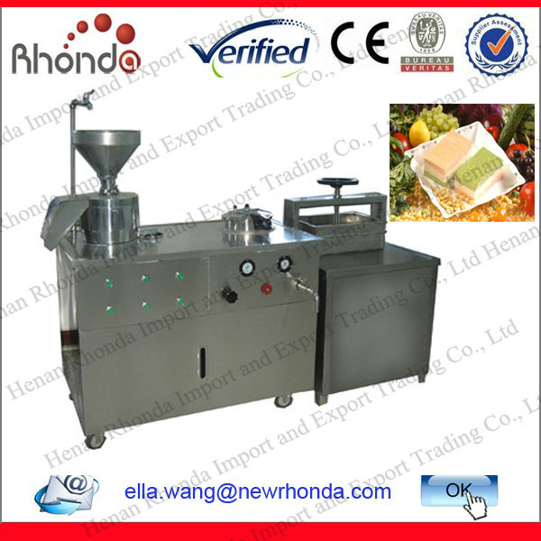 304 Stainless Steel Tofu Making Machine With High Output 300KG/H