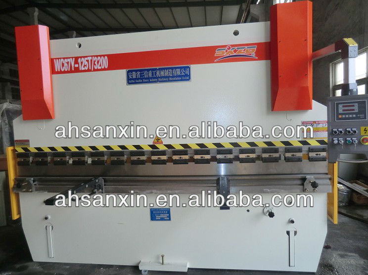 3200mm hydraulic sheet metal bending machine, hydraulic nc press brake WITH GOOD PRICE