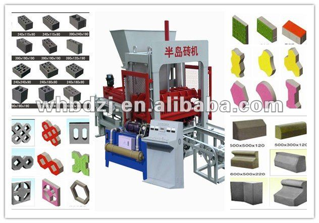 3400pcs per hour full automatic road block paver machine