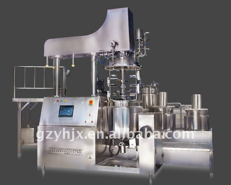 350L Vacuum Emulsifing Mixer Machine with Top Homogenizer (Lift Type)