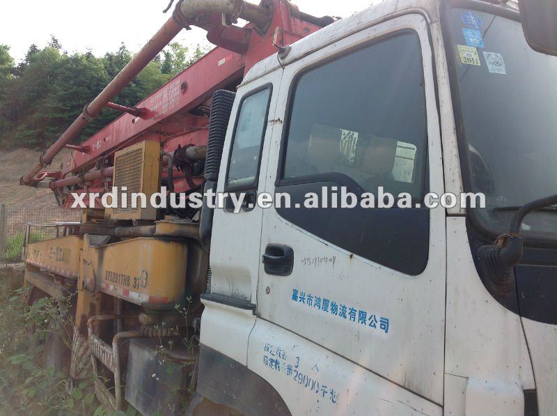 37M Sany Used Second Hand Concrete Pump Truck