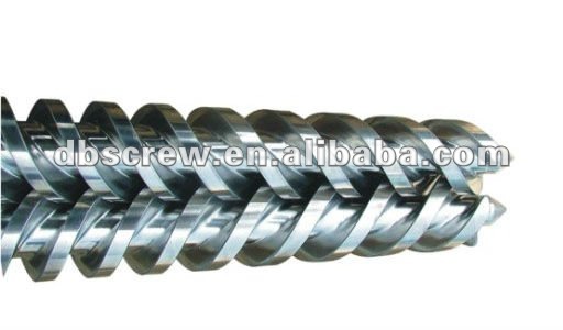 38 CrMoALA conical twin extruder screw barrel