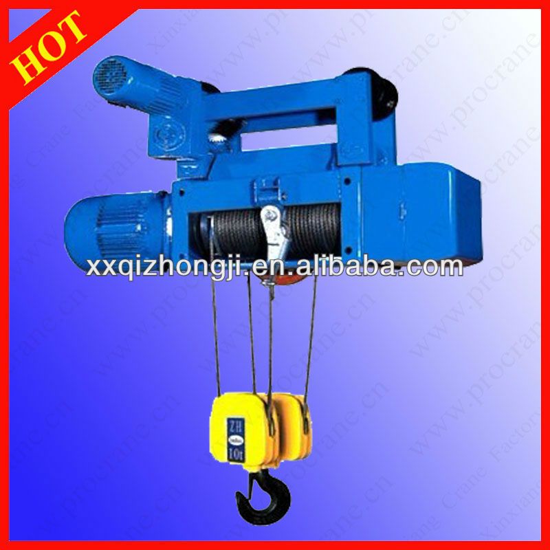 380V 3Phases Electric Wire Rope Hoist, Wire Rope Electric Hoist