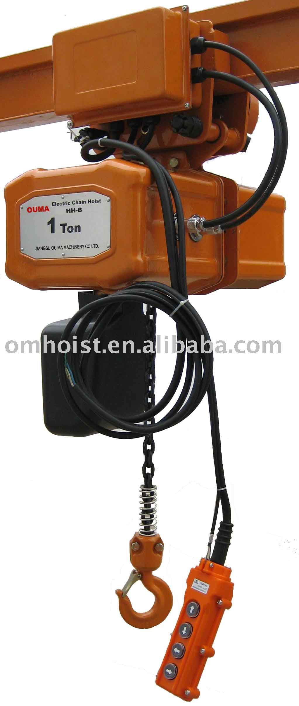 380V 50HZ 3P Electric Chain Hoist with trolley/electric chain hoist