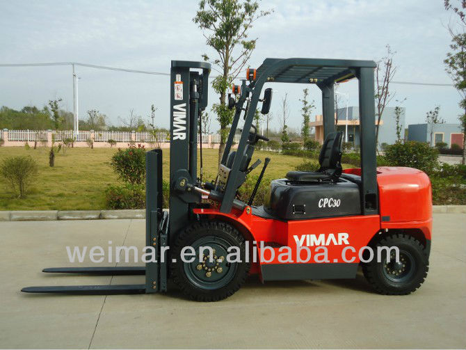 3t diesel forklift truck CPC30 with ISUZU C240 engine