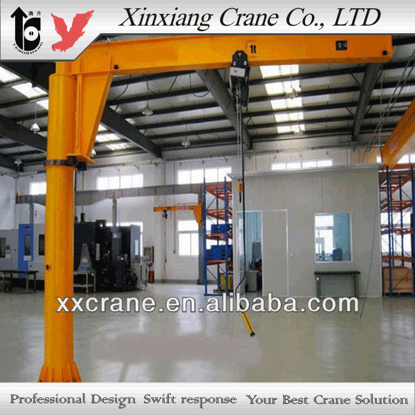 3t Floor Mounted Pliiar Slewing Crane