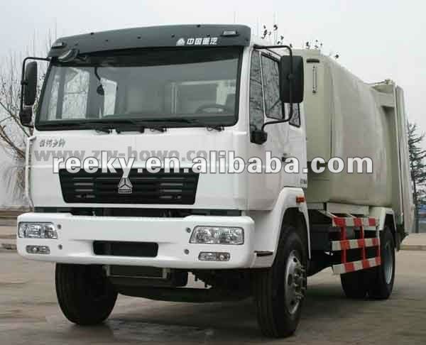 4*2 EuroIII Howo compressed garbage truck 10cbm