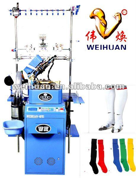 4.5 inch automatic single cylinder sock machine for knitting professional athletics socks (WH-6F-C)