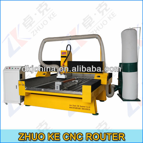 4 Axis 3D Heavy Duty Stone CNC Machine ZK-1325 1300*2500MM