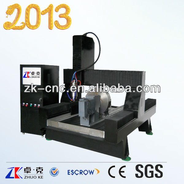 4 Axis CNC Stone Cutter Machine 5.5KW ZK-9015 900*1500MM