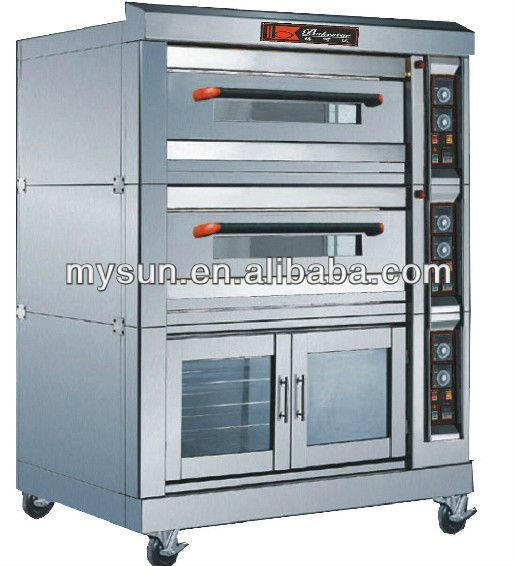 4 bakery trays Deck Oven with proofer room