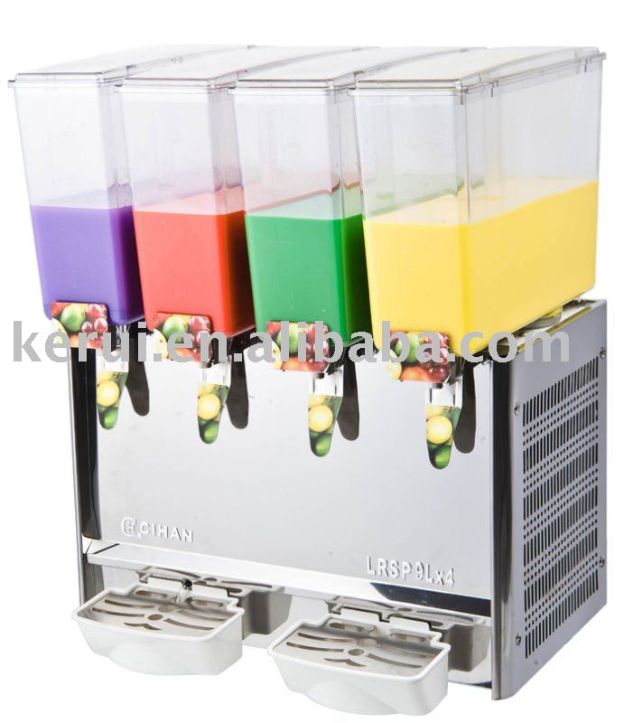 4 bowls juice dispenser