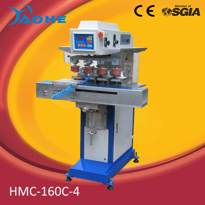 4 color tampography printing machine