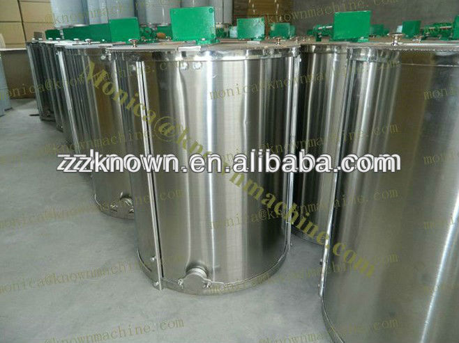 4 frames stainless steel 304 manual honey extractor