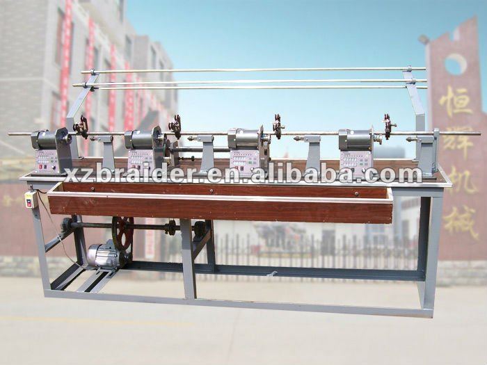 4 heads semiautomatic thread winding machine