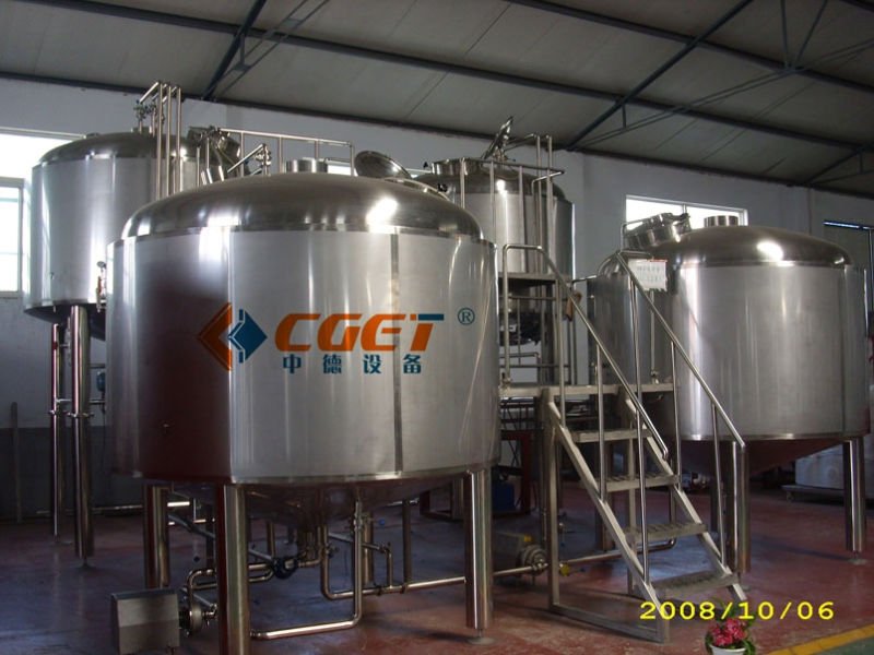 4-Vessels brewing house equipment