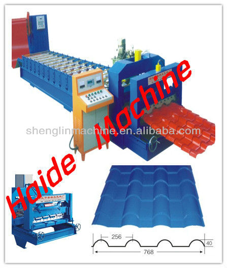 40-256-768 Glazed Tile Roof Roll Forming Machine