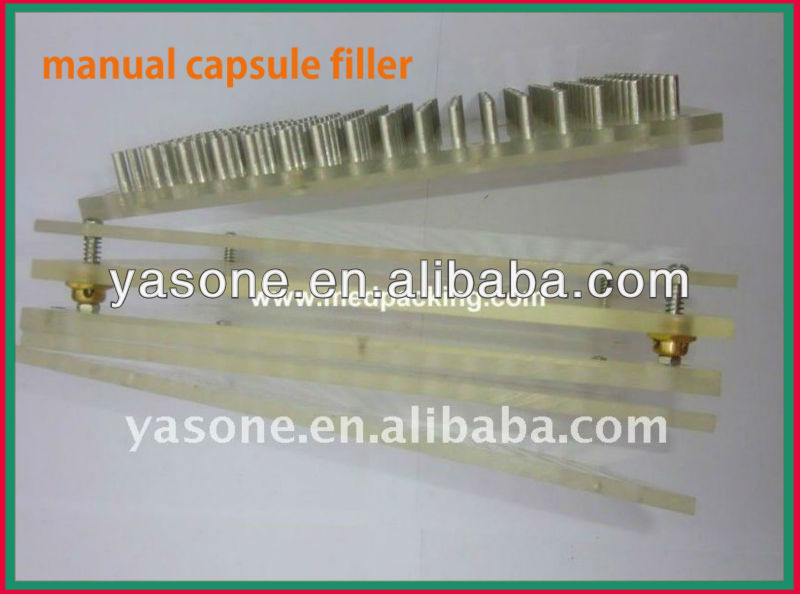 400 holes Manual Capsule Filler with tamping tool 400pcs/time size 0# YSC-D666