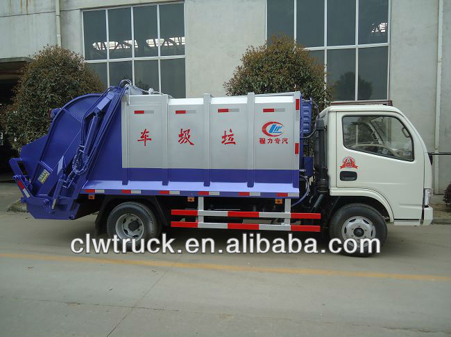 4000L garbage truck,garbage compactor truck