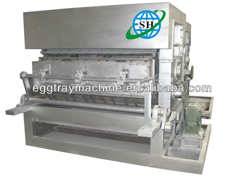 4000pcs/h egg cake fruit tray production line/energy circulate hydraulic hot press machine/competitive pulp moulding machine