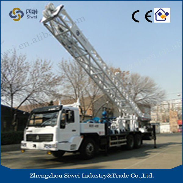 400M Hole depth power truck mounted water well drilling rig