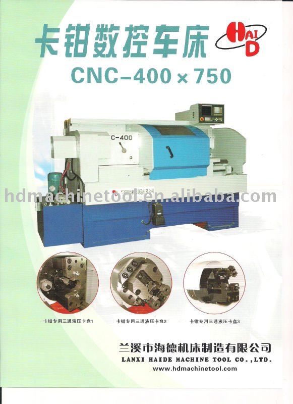 400X750 Calipers CNC Lathe Machine