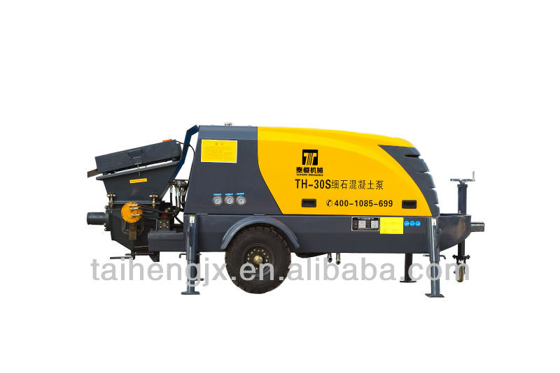 45KW 30m3/h trailer concrete pump