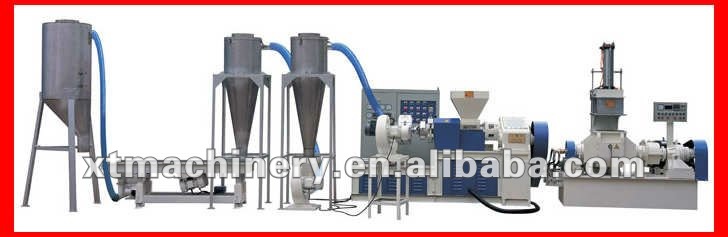 45mm 18-40kg/h single screw PP PE PS ABS etc. granule machine