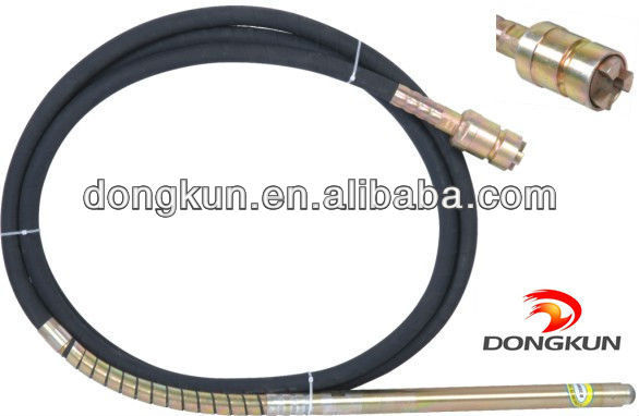 45mm plug-in concrete vibrator with flexible hose