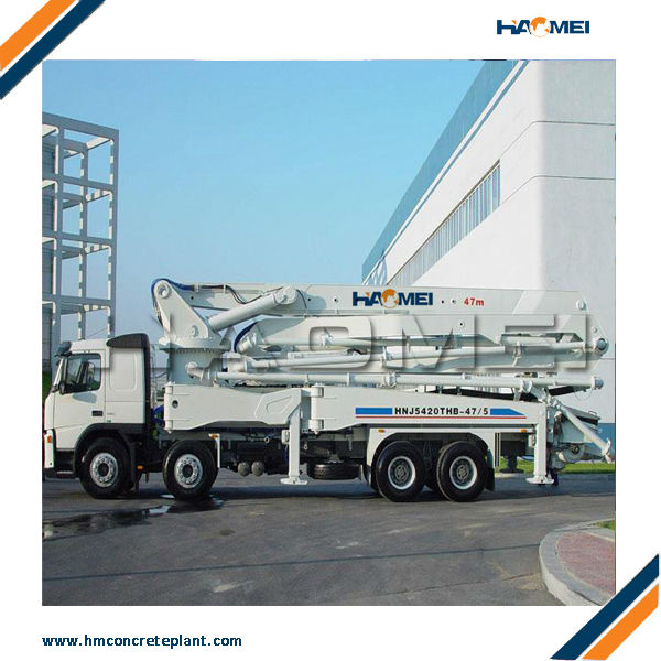 48m/52m Portable Concrete Pump Truck with CE Verified