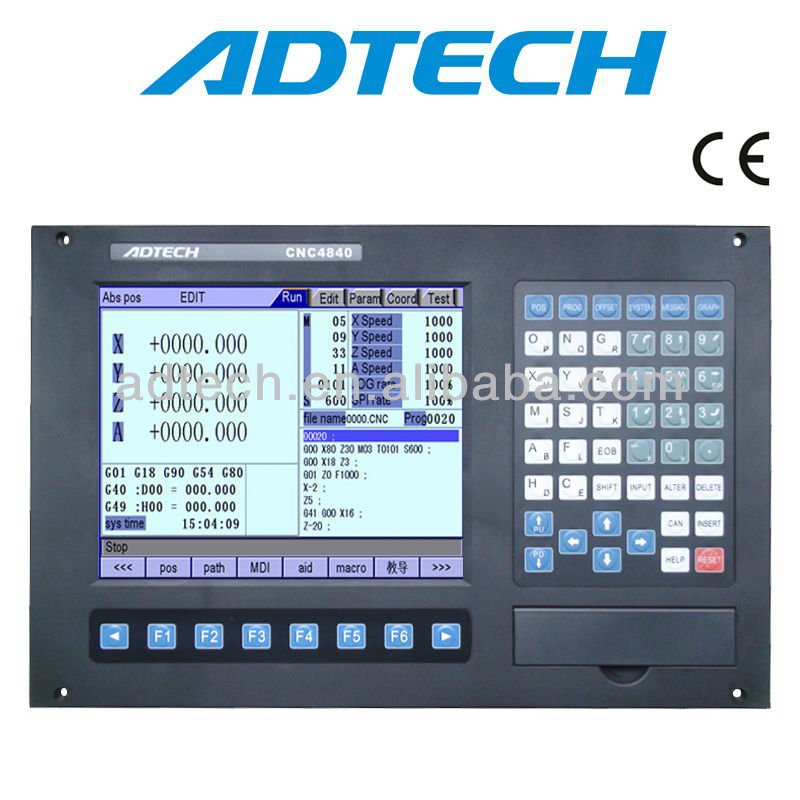 4axis high class CNC controller for milling machine