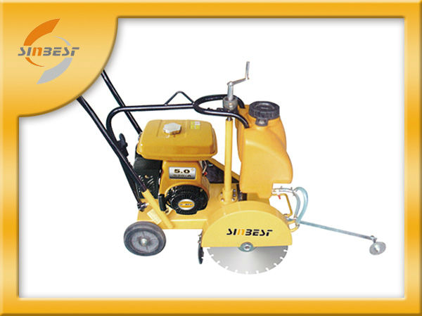 5.0 hp gasoline concrete cutter with water tank