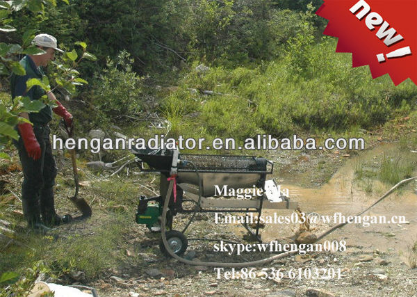 5-25t/h small portable gold mining equipment for gold and diamond