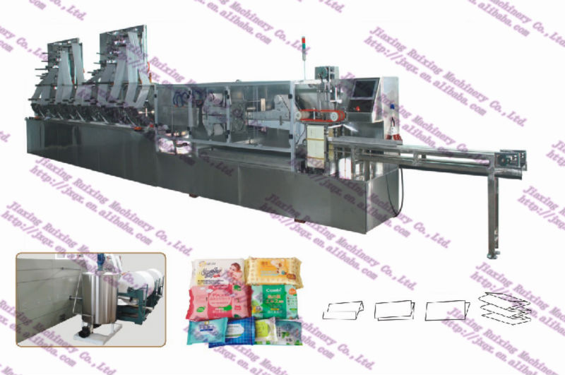 5-80 pcs/pack wet wipes machine(QX-80b)