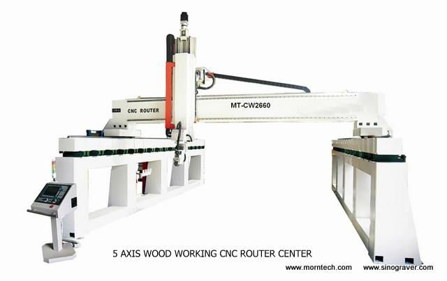 5 axis CNC wood processing center