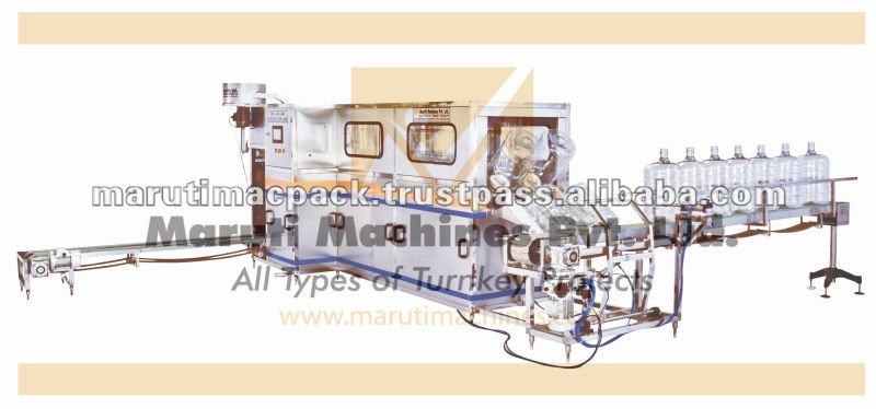 5 gallon bottle washing filling and capping machine