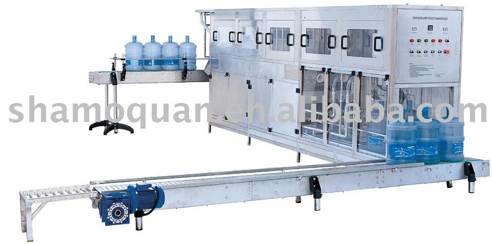 5 gallons bottle filling machine, auto washing,filling,capping machine,water packing equipment