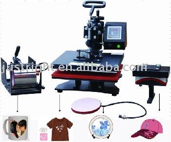 5 in 1 combo Heat Press Machine 38*38cm CE certificate